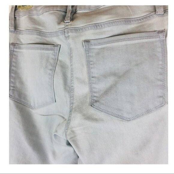NWT Athleta Sculptek Skinny Crop Jeans Stretch Glacier Light Wash Size 6 - Picture 5 of 12